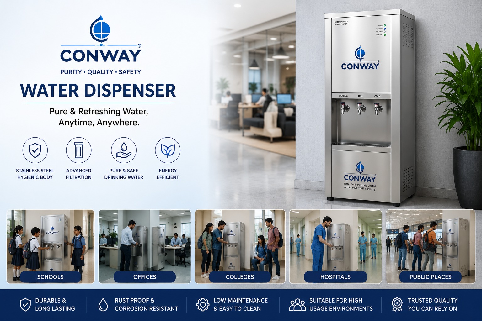 CONWAY Commercial Water Dispensers